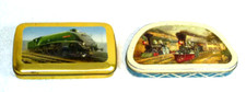 SUPER PAIR SHARP & SONS SWEETS TOFFEES TINS FEATURING TRAINS 1950s
