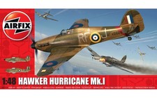 Hawker Hurricane Mk1 Airfix Classic Kit Model Plane Aircraft 1:48 Scale 127pcs