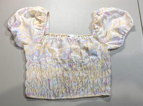 Elodie smocked square neck - square,