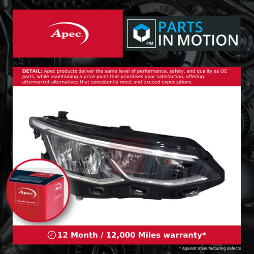 Headlight headlamp alh2895 - headlamp,