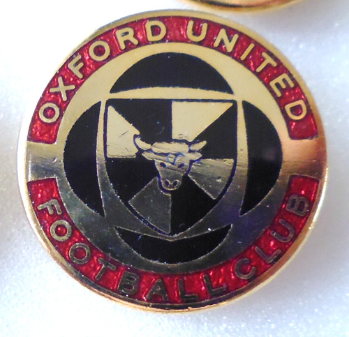 Oxford united football - football, enamel