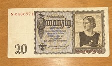 20 Reichsmark Banknote-1939