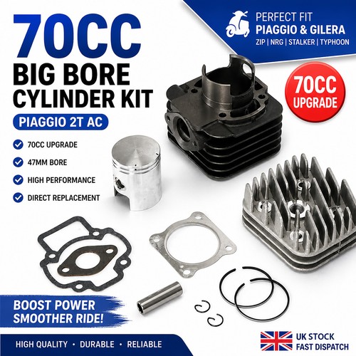 70cc big bore cylinder - bore, head