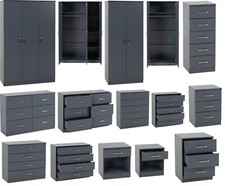 Dakota Dark Grey Bedroom