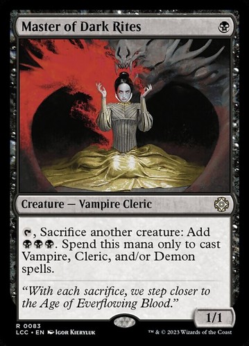 Mtg master dark rites - -,
