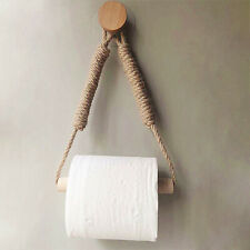 Vintage Weave Hand Towel Hanging Rope Toilet Paper Holder Toilet Roll Holder