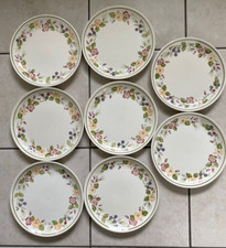 COLLECT ONLY  8 X Vintage Biltons/Woolworths Country Lane Dinner Plates - 9 3/4"