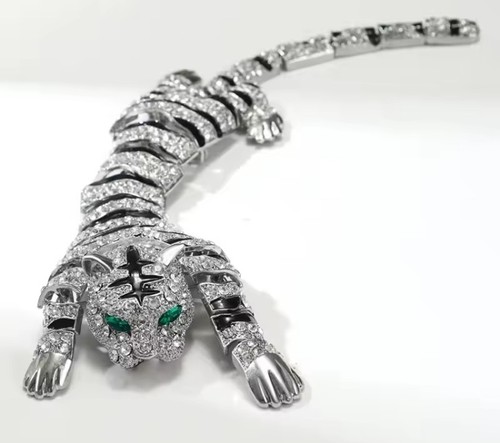 Large tiger brooch pins - brooch,