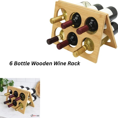Wooden wine rack - wooden, tier