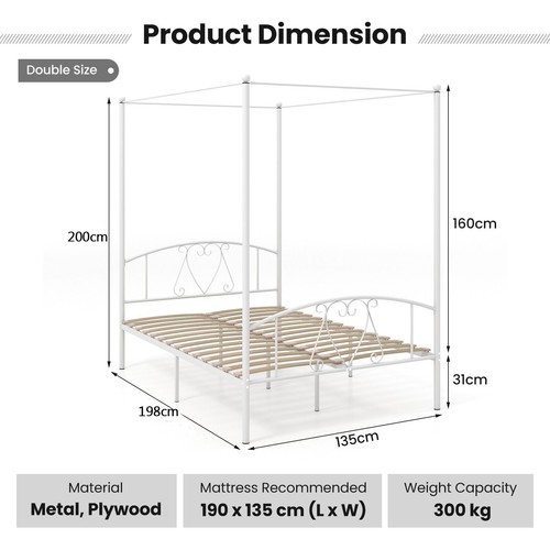 Double size metal canopy - metal,
