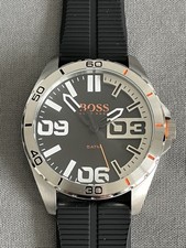 BOSS Hugo Boss 48mm All Stainless Steel Quartz Watch.