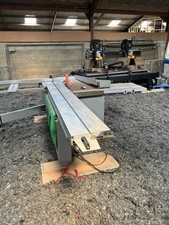 Commercial 3 phase Sliding Table Saw  Lazarri Logo 3000  