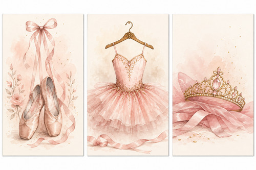 426 pink ballerina nursery - 426.,