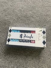 Pringle Mens Socks 3 Pack Bamboo Embroidered 7-11 Boxed - Brand New