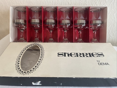 Dema sherry glasses - glasses, set