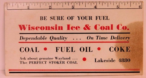 Wisconsin ice coal fuel - wisconsin,