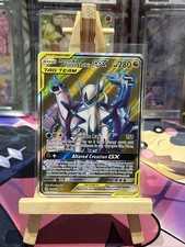 Pokémon TCG Arceus Dialga Palkia GX Tag Team Full Art Card 220/236 LP