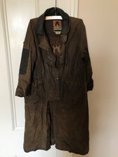 vtg KAKADU TRADERS AUSTRALIA Jacket Duster Long Rider Ranch Convertible Coat