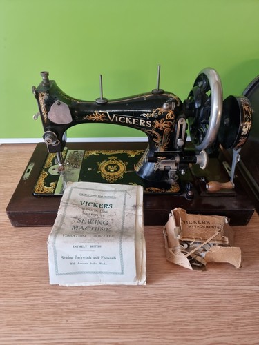 Vintage hand crank vickers - crank,