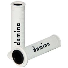 DOMINO knobs WHITE BLACK 120