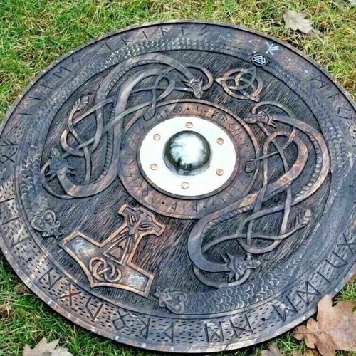 Medieval viking shield - medieval,