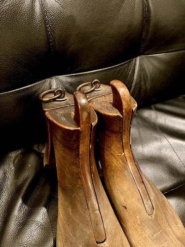 Vintage wooden cobbler boot - cobbler,
