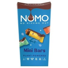 Nomo Assorted Mini Bars Chocolate Box 140g, Gift Gluten Dairy Egg Nut Free