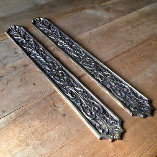 Pair vintage brass finger - pair,