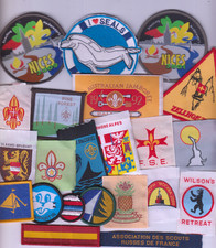 Boy Scout OVERSEAS Badges x 22