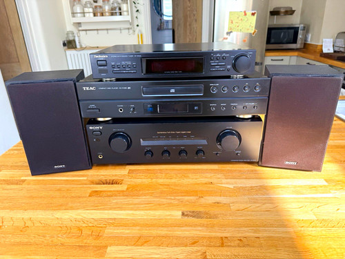 Sony system amp speakers - sony, hi-fi