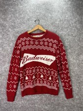 Budweiser Sweater Mens Medium
