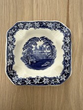 Blue transferware masons vista - transferware,