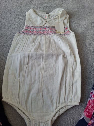 Boden smocked romper - boden, 18-24