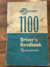 MG 1100 DRIVERS HANDBOOK 1968