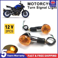 2X Chrome Motorcycle LED Turn