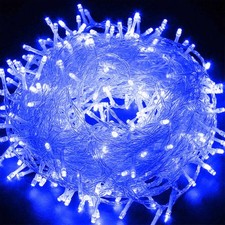 100-500LED Fairy Lights String Outdoor Indoor Christmas Tree Mains Plug in Decor