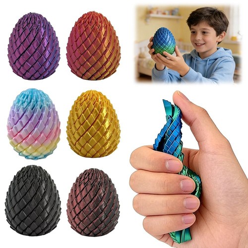 Rotating twisty fidget dragon - rotating,