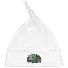 'Green Refuse Lorry' Baby Beanie Hat (BH00034074)