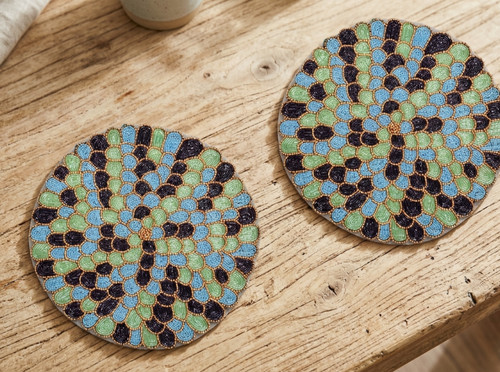 Set placemats floral - of, placemats,