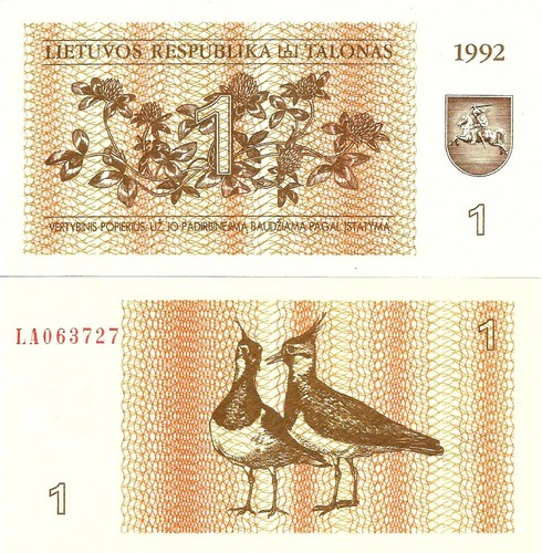 Lithuania talonas 1992 - 1,