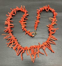 Vintage genuine red coral - red,