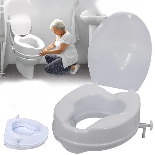 Raised toilet seat lid - seat,