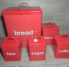 Kitchen 5pc Metal Containers