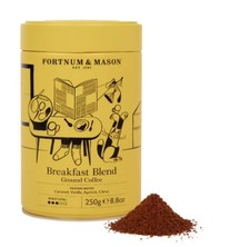 FORTNUM AND MASON BREAKFAST BLEND GROUND COFFEE 250 G TIN -SEALED