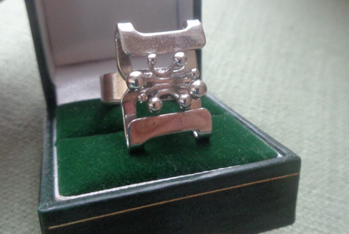 Danish stg silver modernist - silver,