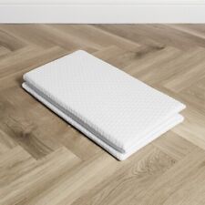 Baby Mattress Foldable Travel Cot Foam White 95 x 65 x 2.5 cm