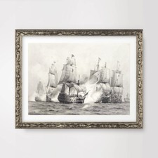 ANTIQUE SEA SHIP BATTLE