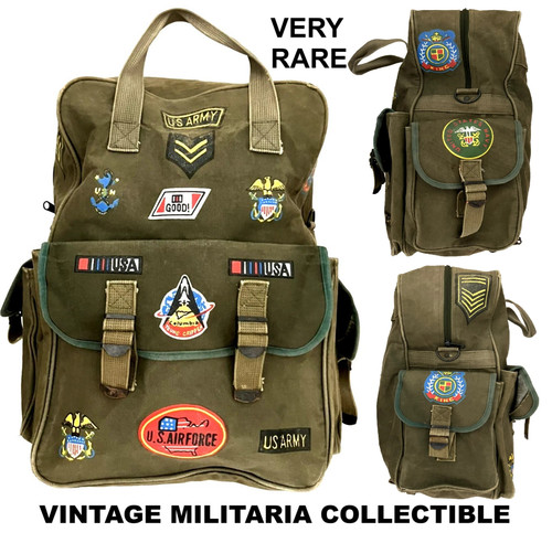 Vtg military canvas - vtg,