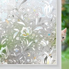 Etched Lace Window Film Static