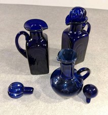 Vintage Cobalt Blue Glass